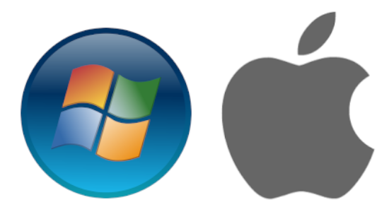 Image of Mac and PC logos