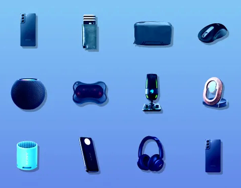 Image representing random computer hardware and accessories.