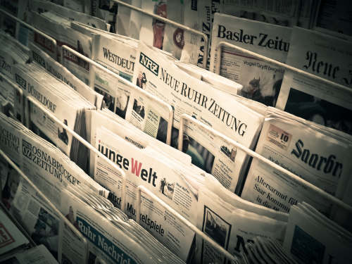 Image of a newspaper stand
